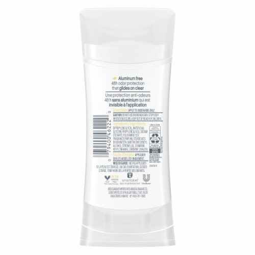 Dove 0% Aluminum Pomegranate and Lemon Verbena Deodorant Stick Perspective: right
