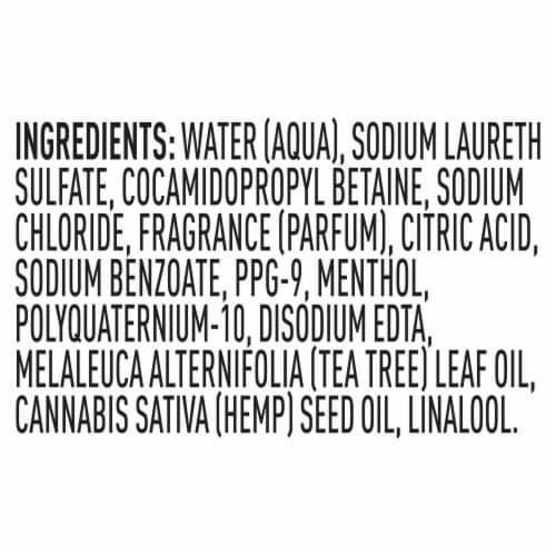 Suave Tea Tree Hemp Seed Oil Clarifying Shampoo Perspective: right