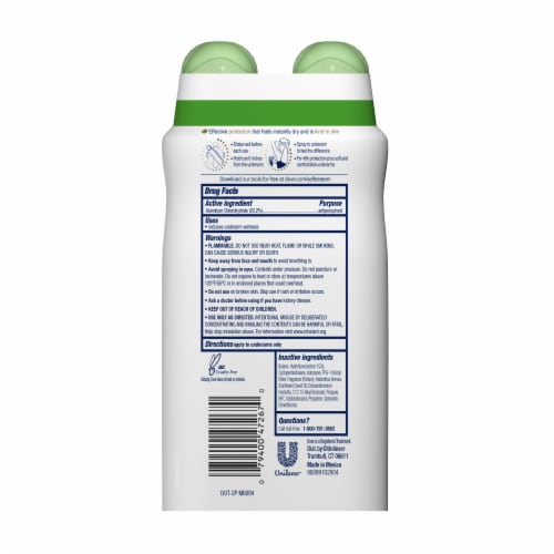 Dove Advanced Care Cool Essentials Dry Spray Antiperspirant Deodorant Perspective: right