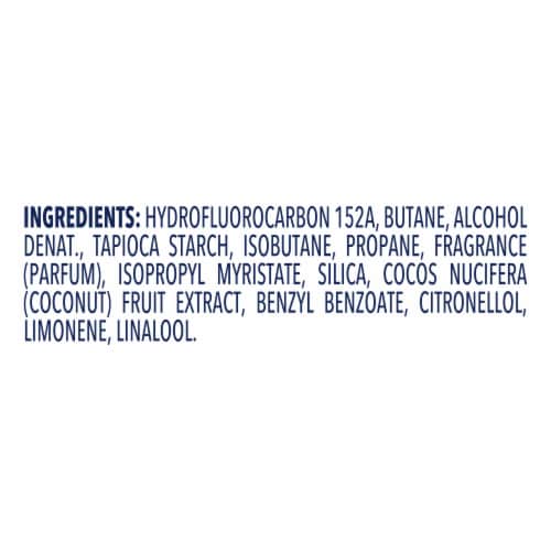 Dove Fresh Coconut Dry Shampoo Perspective: right
