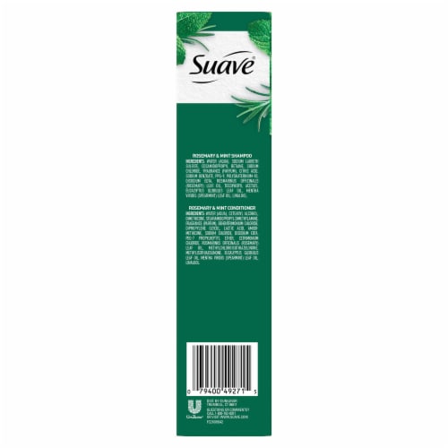 Suave® Rosemary & Mint Invigorating Shampoo & Conditioner Perspective: right