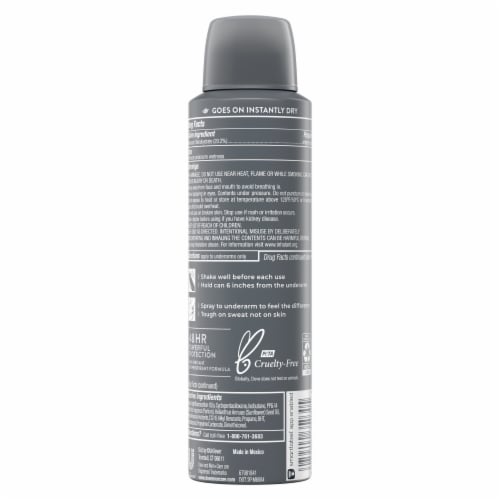 Dove Men+Care Clean Comfort Antiperspirant Deodorant Dry Spray Perspective: right