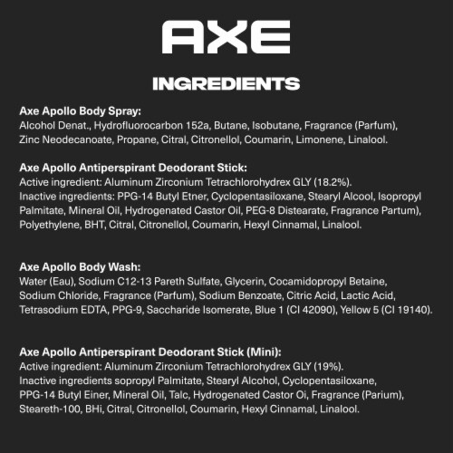 AXE Freshest Holiday Gift Set: Body Wash, Body Spray & Antiperspirant Deoderant , Sage & Cedarwood Perspective: right