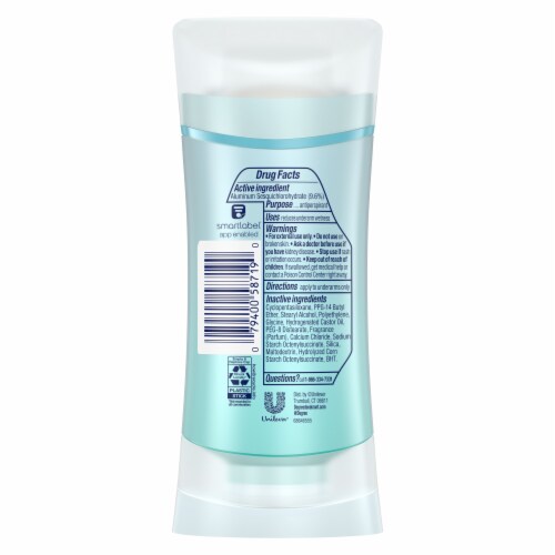 Degree UltraClear Women's Antiperspirant Deodorant Stick Perspective: right