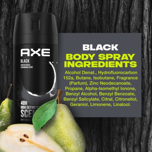AXE Black Body Spray Deodorant Perspective: right