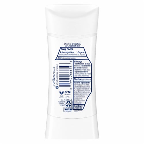 Dove Lavender Fresh Antiperspirant Deodorant Stick Perspective: right