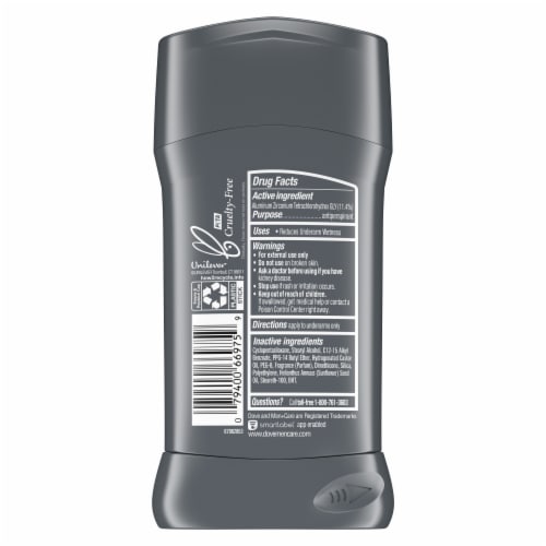 Dove Men+Care Stain Defense Fresh Antiperspirant Deodorant Perspective: right