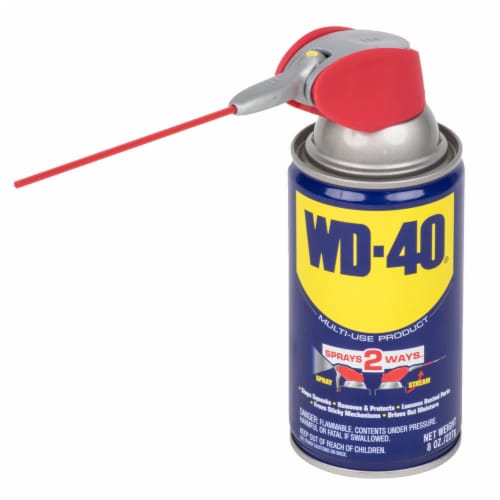 WD-40® Multi-Use Product with SMART STRAW SPRAYS 2 WAYS Perspective: right