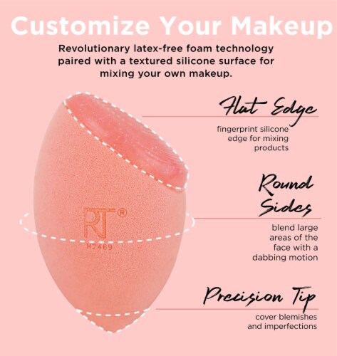 Real Techniques® Miracle Mixing Sponge Perspective: right