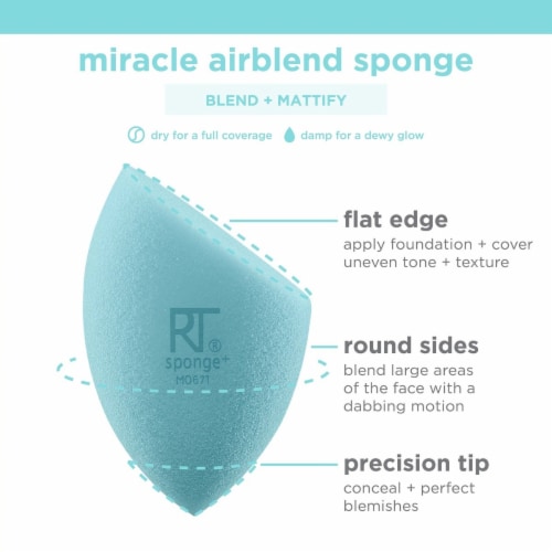 Real Techniques® Miracle Airblend Sponge Perspective: right