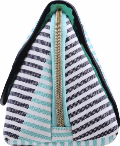 Sophia Joy Two Tone Stripe Clutch Perspective: right