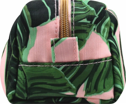 Sophia Joy Tropical Cosmetic Organizer Bag Perspective: right