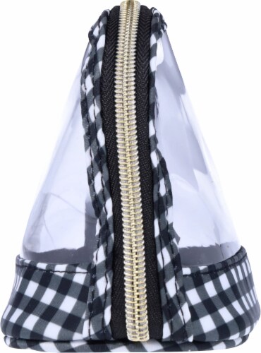 Scunci Gingham Cosmetic Clutch - Clear Perspective: right