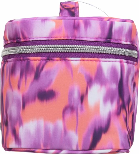Scunci Floral Cosmetic Bag - Coral Perspective: right