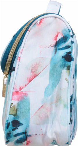 Scunci Watercolor Floral Cosmetic Bag Perspective: right
