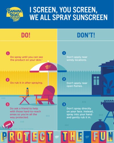 Banana Boat Kids Max Protect & Play Sunscreen Spray SPF 100 Tear-Free Sting-Free Perspective: right