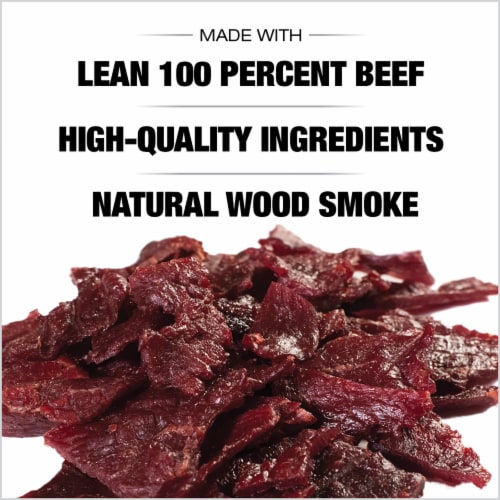 Old Trapper Old Fashioned Beef Jerky Perspective: right