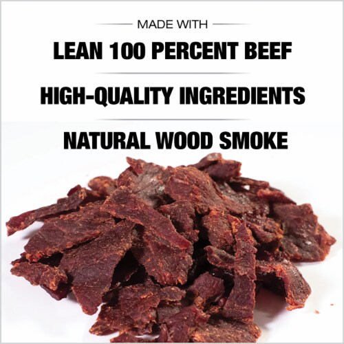 Old Trapper Teriyaki Beef Jerky Perspective: right