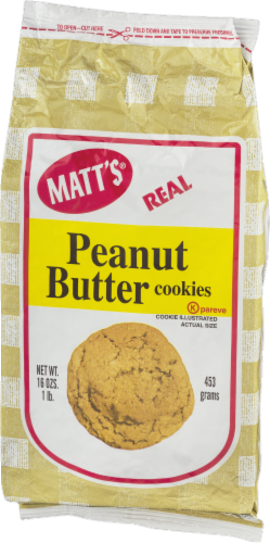 Matt's® Real Peanut Butter Cookies Perspective: right