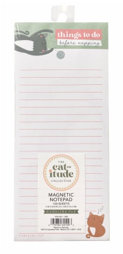 Carolina Pad Cattitude Magnetic List Pad Perspective: right