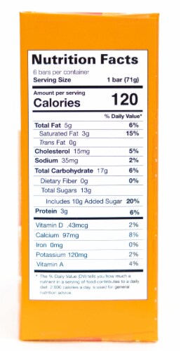 Creamies Reduced Fat Orange Flavored Ice Cream Bars Perspective: right