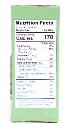 Creamies Reduced Fat Mint Chocolate Ice Cream Bars Perspective: right