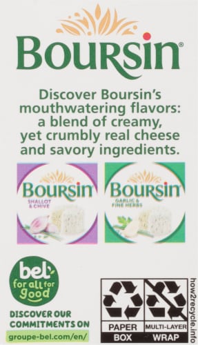 Boursin® Cracked Black Pepper Gournay Cheese Perspective: right