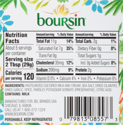 Boursin® Chimichurri Gournay Cheese Perspective: right
