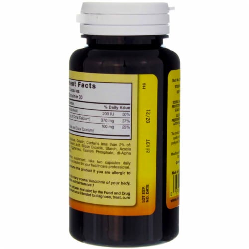 Nature's Blend Okinawa Coral Calcium Capsules 1000mg Perspective: right