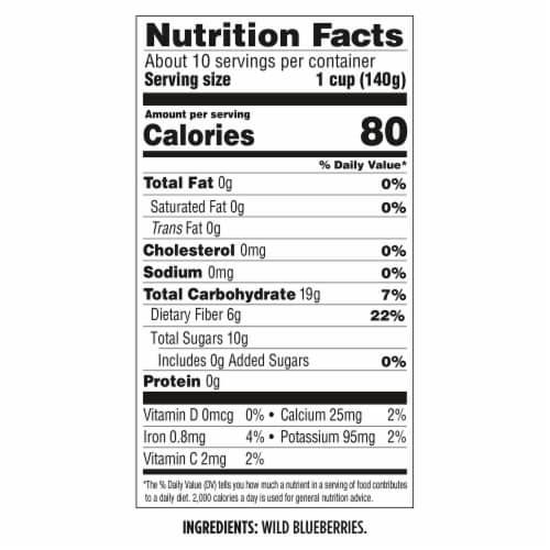 Wyman's® Frozen Wild Blueberries Perspective: right