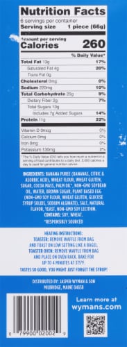 Wyman's® Fruit First Waffles Chocolate Chip Perspective: right