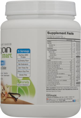Naturade Vegan Smart Vanilla Nutritional Shake Perspective: right