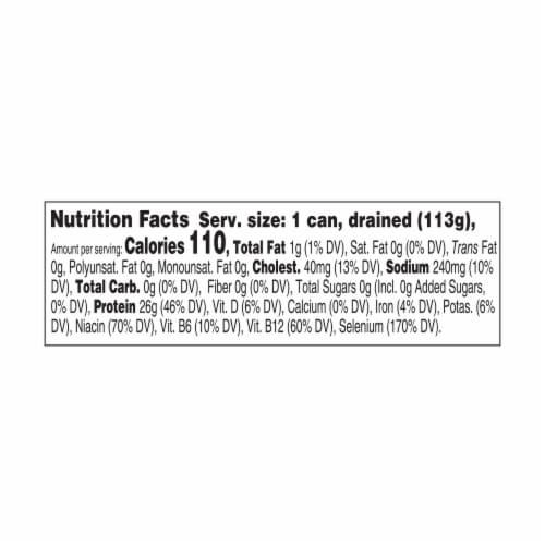 StarKist Low Sodium Solid White Albacore Tuna in Water Can Perspective: right