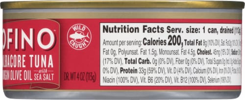 Portofino™ Solid Albacore Tuna in Extra Virgin Olive Oil Perspective: right
