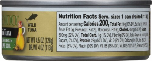 StarKist Selects Solid Yellowfin Tuna with Lemon Dill in Extra Virgin Olive Oil Perspective: right