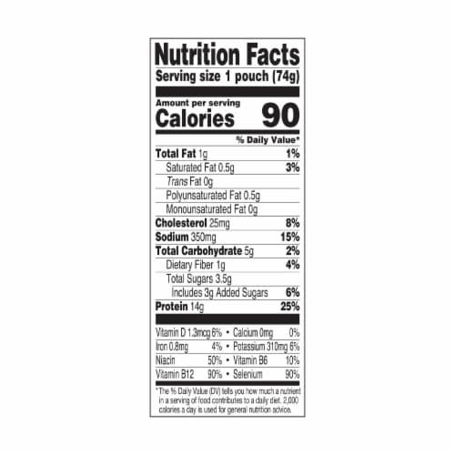 StarKist® Tuna Creations® Gluten Free Honey BBQ Seasoned Tuna Pouch Perspective: right