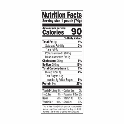 StarKist Tuna Creations Honey BBQ Pouch Perspective: right