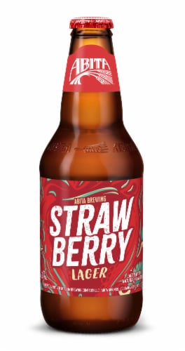 Abita Strawberry Lager Craft Beer Perspective: right