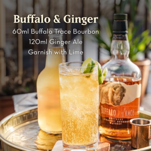 Buffalo Trace Kentucky Straight Bourbon Whiskey - 90 Proof Bottle of Whiskey Perspective: right