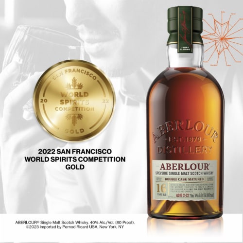 Aberlour Aged 16 Years Double Cask Matured Single Malt Scotch Whisky Perspective: right