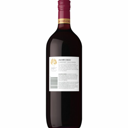 Jacob's Creek Cabernet Sauvignon Australian Red Wine Perspective: right