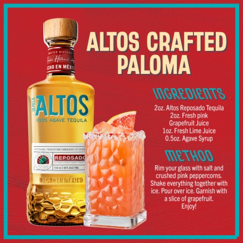 Olmeca Altos Tequila Reposado Perspective: right