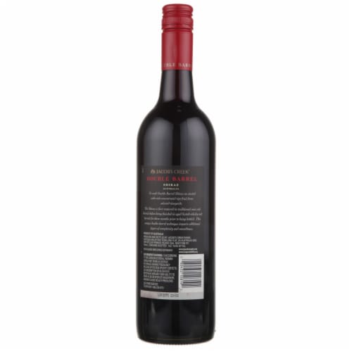 Jacob's Creek Double Barrel Shiraz Australia Red Wine Perspective: right