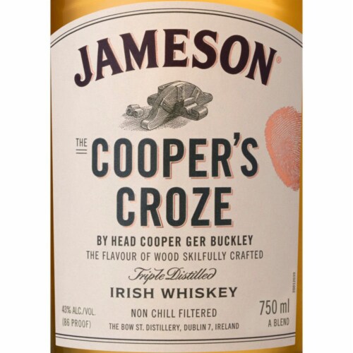 Jameson Cooper's Croze Irish Whiskey Perspective: right