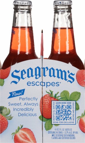 Seagram's Escapes Strawberry Daiquiri Flavored Hard Beverage Cooler Perspective: right