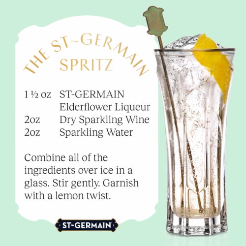 St Germain Elderflower Liqueur - 375 mL Bottle 