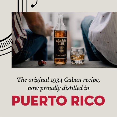 HAVANA CLUB® Anejo Clasico Rum, Gold Rum Perspective: right
