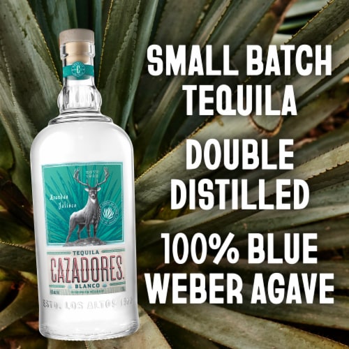 Cazadores Blanco Tequila Perspective: right