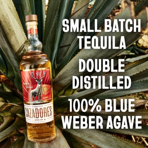 Cazadores Anejo Tequila Perspective: right