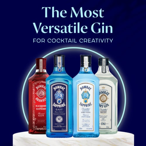Bombay Gin Dry Gin Perspective: right